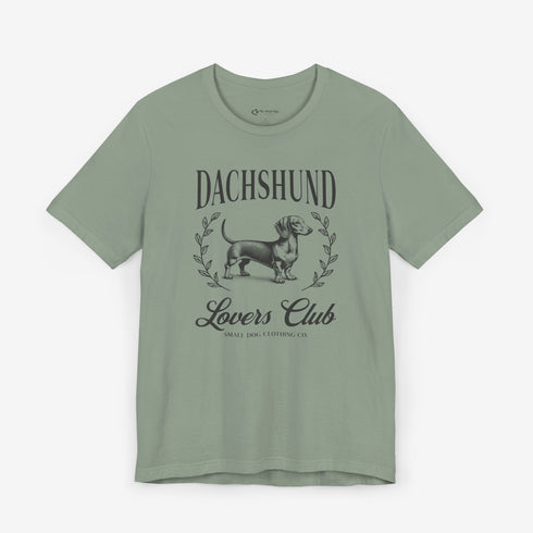 Dachshund T- Shirt for Women - Dachshund Lovers Club Shirt for Dachshund Lovers